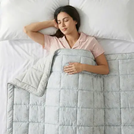 Kullanımı Kolay Tek Kişilik Yorgan 155x215 cm Krem - Dormio Bloom Serisi - 2