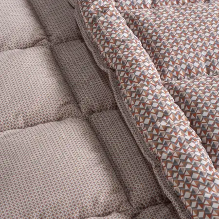 Kullanımı Kolay Tek Kişilik Yorgan 155x215 cm Turuncu - Dormio Trigo Serisi - 4