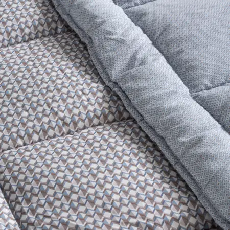 Kullanımı Kolay Tek Kişilik Yorgan 155x215 cm Vizon - Dormio Trigo Serisi - 4