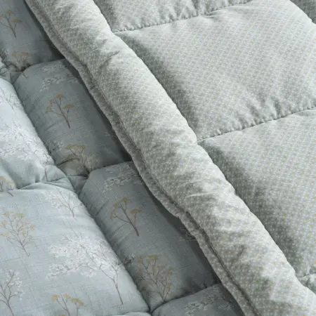 Kullanımı Kolay Tek Kişilik Yorgan 155x215 cm Yeşil - Dormio Bloom Serisi - 3