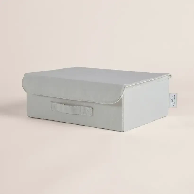 Kumaş Kapaklı Kutu 30x23x11 cm - Penelope