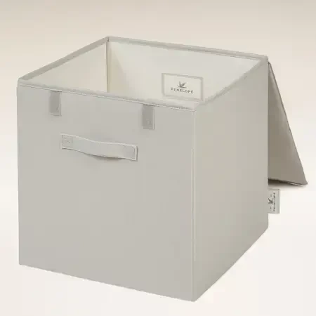 Kumaş Kapaklı Kutu 30x30x30 cm - 5