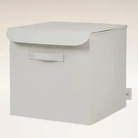 Kumaş Kapaklı Kutu 30x30x30 cm - 4