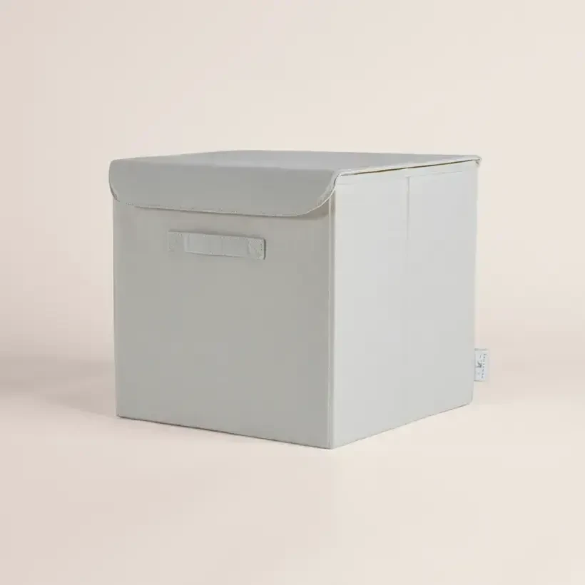 Kumaş Kapaklı Kutu 30x30x30 cm - Penelope