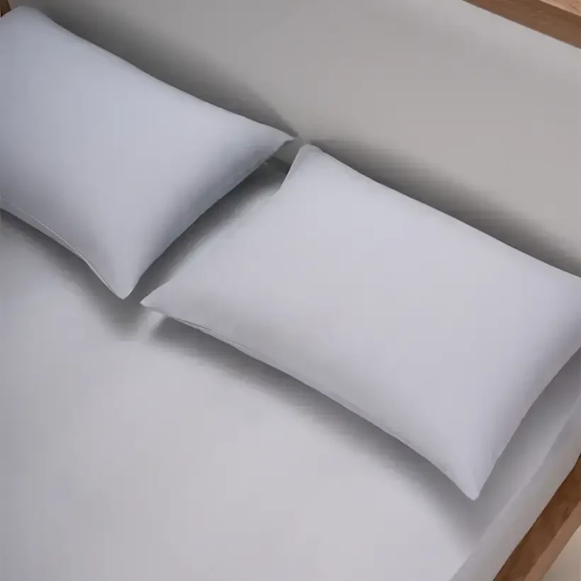 %100 TENCEL™ Lastikli Çarşaf Seti 200x200 cm Mavi - Celine Serisi - 