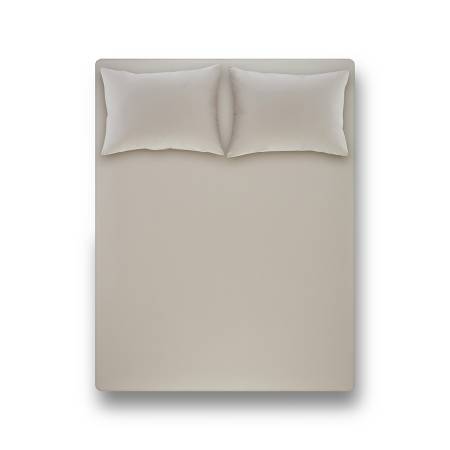 Laura Percale Easy Care Lastikli Çarşaf Seti Açık Gri 180X200+35 - Penelope