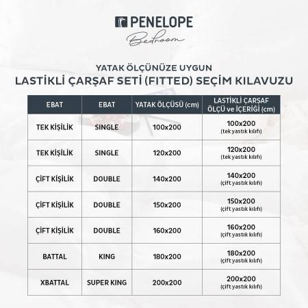 Laura Percale Easy Care Lastikli Çarşaf Seti Beyaz 200X200+35 - 8
