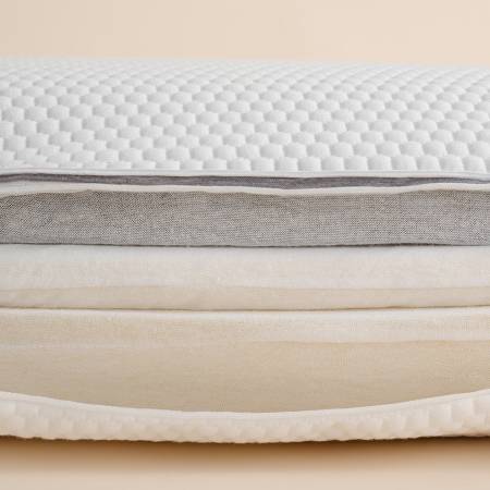 Ortopedik Baş ve Boyun Destekli 3 Katmanlı Karbon Yastık - Layered Serisi - 6