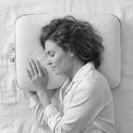 Ortopedik Baş ve Boyun Destekli 3 Katmanlı Karbon Yastık - Layered Serisi - Penelope