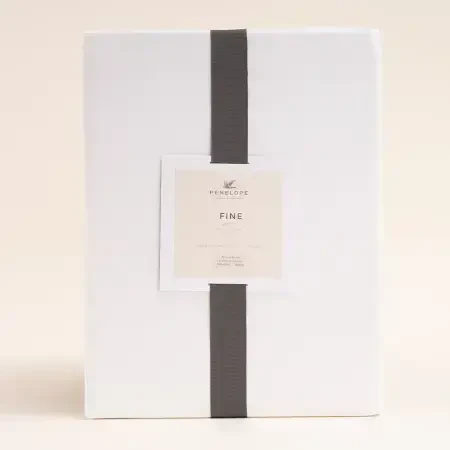 %100 Pamuk Saten Lastikli Çarşaf Seti 160x200 cm Beyaz - Lia Serisi - 8