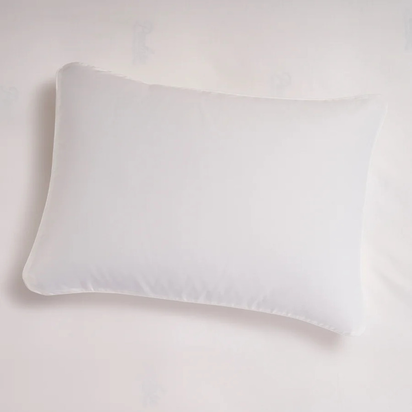 %100 Pamuk Saten 2'li Yastık Kılıfı Beyaz 50x70 cm - Lia Serisi - 