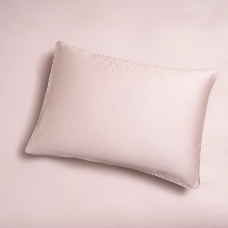 %100 Pamuk Saten 2'li Yastık Kılıfı Taş Rengi 50x70 cm - Lia Serisi - 3