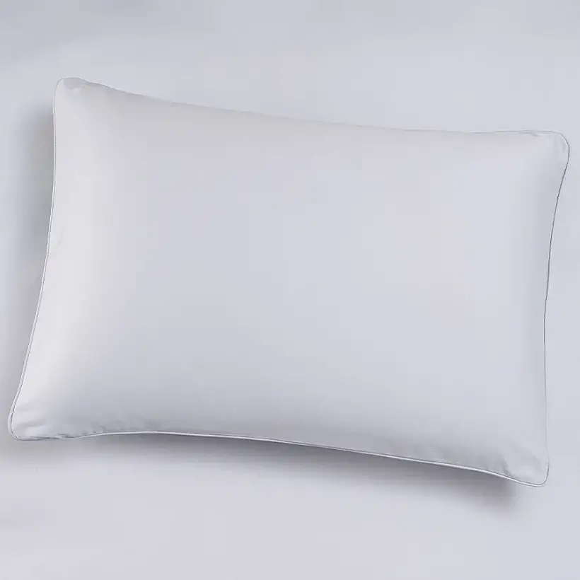 %100 Pamuk Saten 2'li Yastık Kılıfı Mavi 50x70 cm - Lia Serisi - 