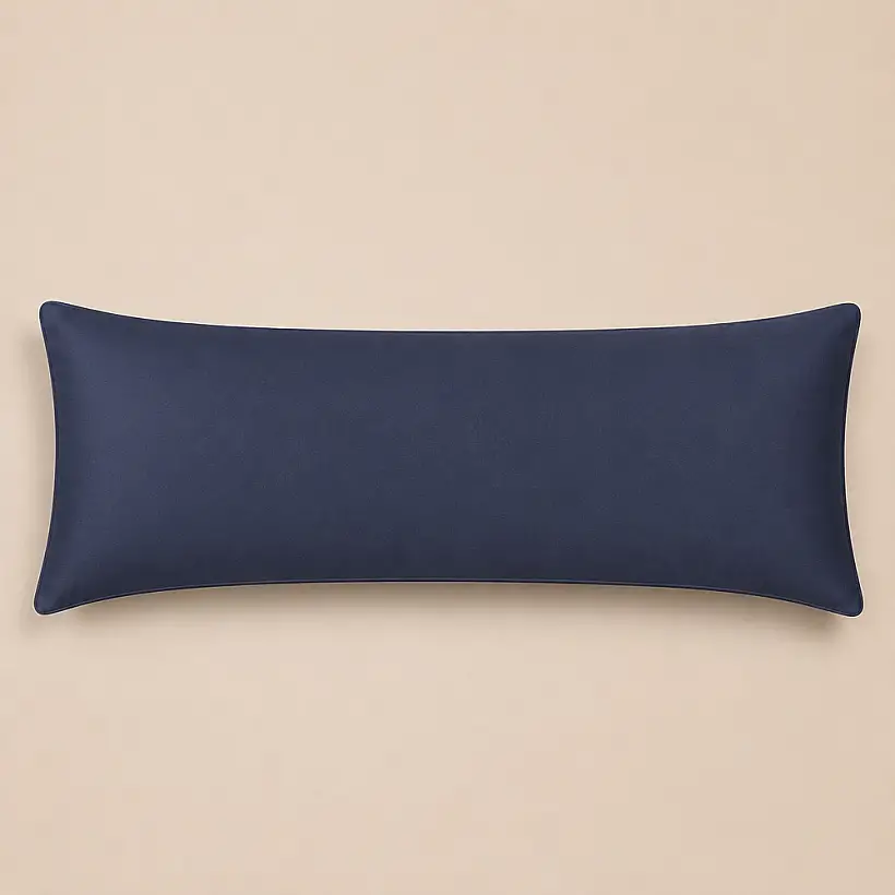 Lia Lacivert Tekli Yastık Kılıfı 50x140 cm - Penelope