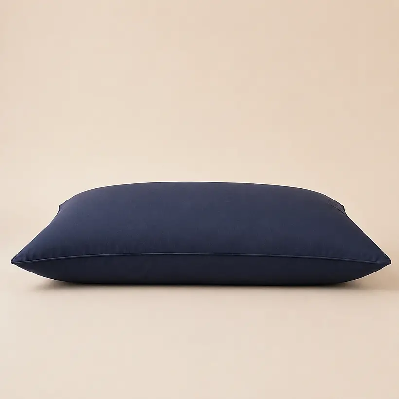 Lia Lacivert Tekli Yastık Kılıfı 50x140 cm - 