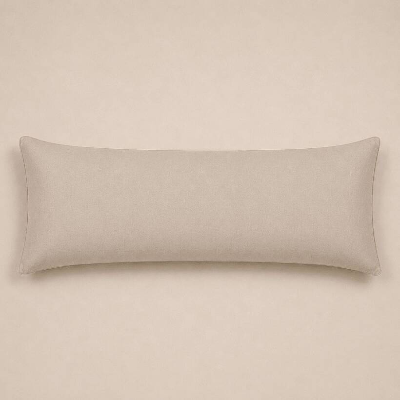 Lia Tekli Yastık Kılıfı 50x140 cm - Taş - 