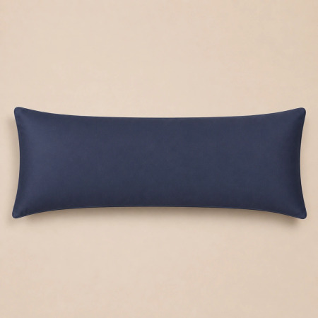 Lia Lacivert Tekli Yastık Kılıfı 50x140 cm 