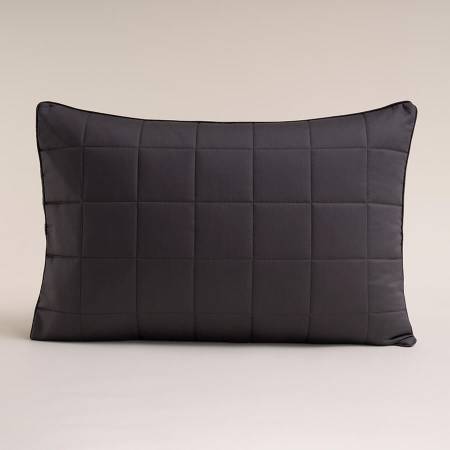 %100 Pamuk Saten Yatak Örtüsü 300x280 cm Antrasit - Lia Serisi - 4