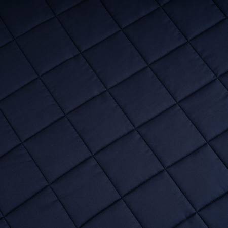 %100 Pamuk Saten Yatak Örtüsü 300x280 cm Lacivert - Lia Serisi - 6