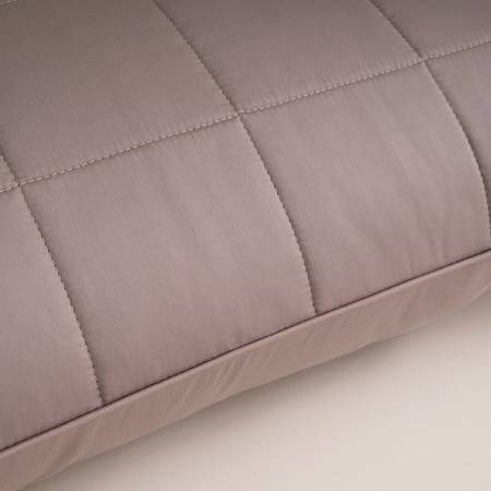 %100 Pamuk Saten Yatak Örtüsü 300x280 cm Taş Rengi - Lia Serisi - 5