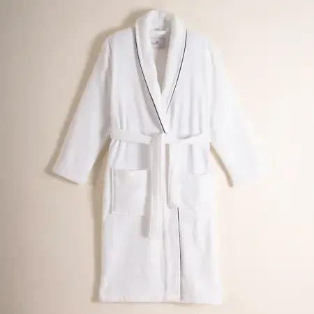 %100 Pamuk Bornoz M Lacivert - Liana Serisi - 1