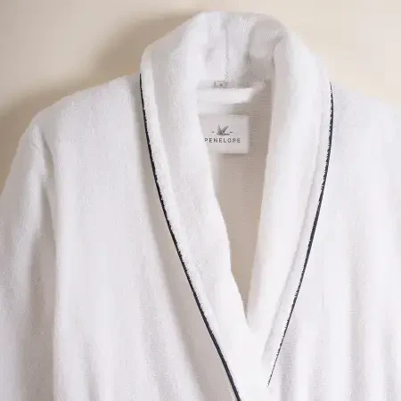 %100 Pamuk Bornoz XL Lacivert - Liana Serisi - Penelope (1)