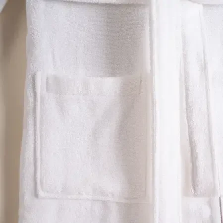 %100 Pamuk Bornoz XXL Lacivert - Liana Serisi - 7