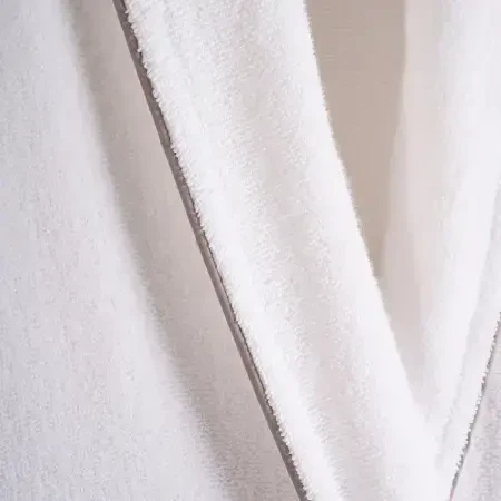 %100 Pamuk Bornoz Taş Rengi XXL - Liana Serisi - 4