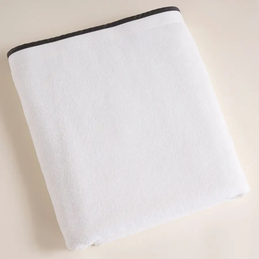 %100 Pamuk Havlu 100x150 cm Antrasit - Liana Serisi - Penelope (1)