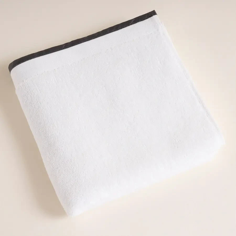 %100 Pamuk Havlu 50x90 cm Antrasit - Liana Serisi - Penelope (1)