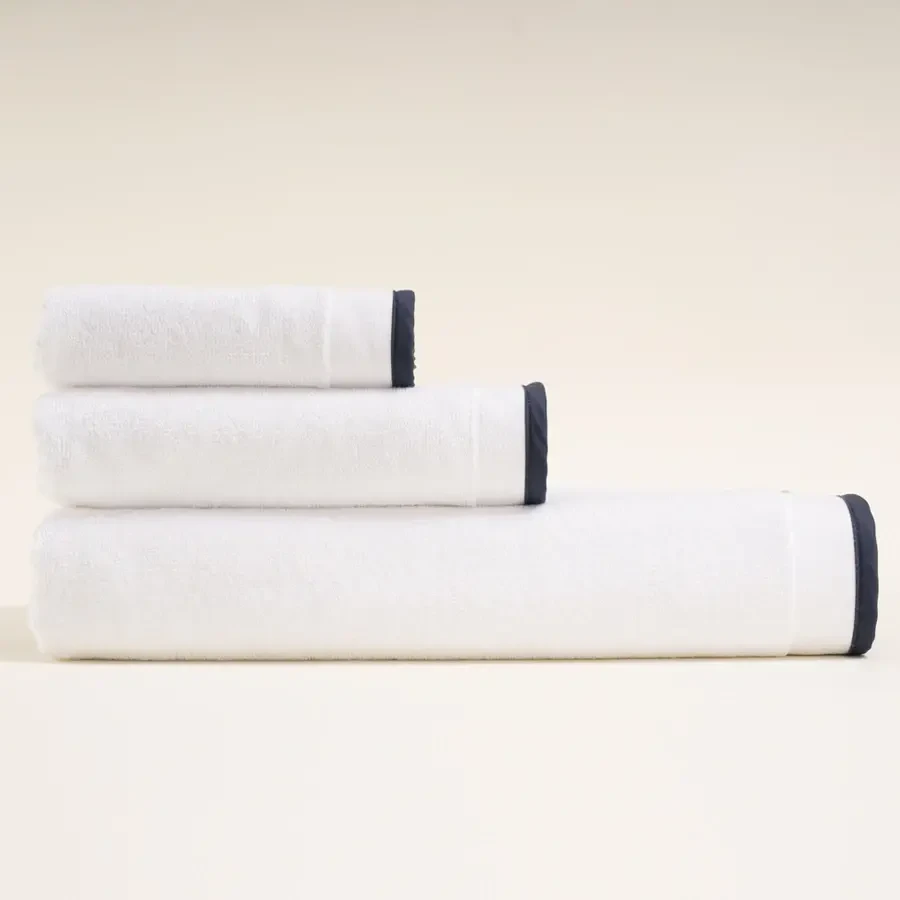 %100 Pamuk Havlu 50x90 cm Lacivert - Liana Serisi - 1