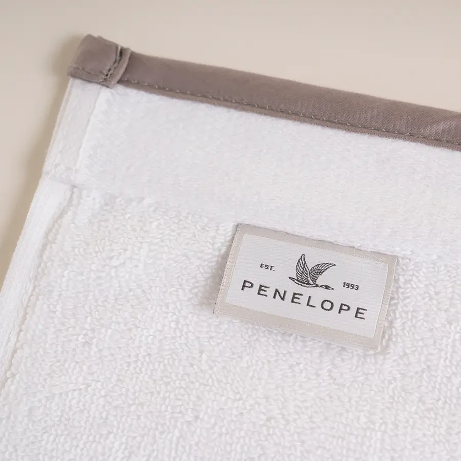 %100 Pamuk Havlu 50x90 cm Taş Rengi - Liana Serisi - 5