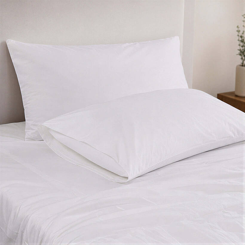 Hotel Collection Linor 2'li Beyaz Yastık Kılıfı - 50x90 cm - 