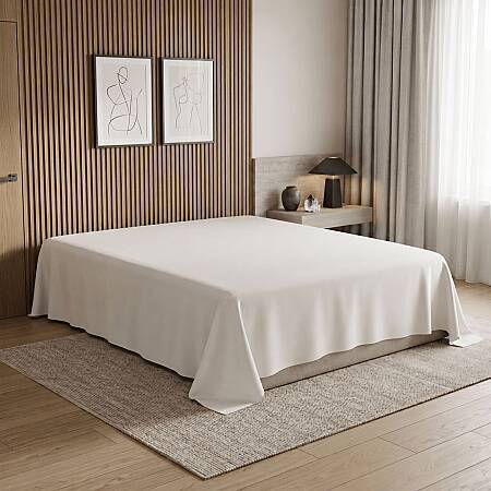 Hotel Collection Linor Beyaz Çarşaf - 260x260 cm - 1