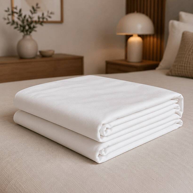 Hotel Collection Linor Beyaz Çarşaf - 260x260 cm - 