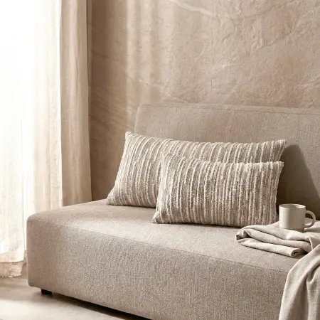 Liora Kırlent Kılıfı 35x70 cm Ekru-Bej - 3