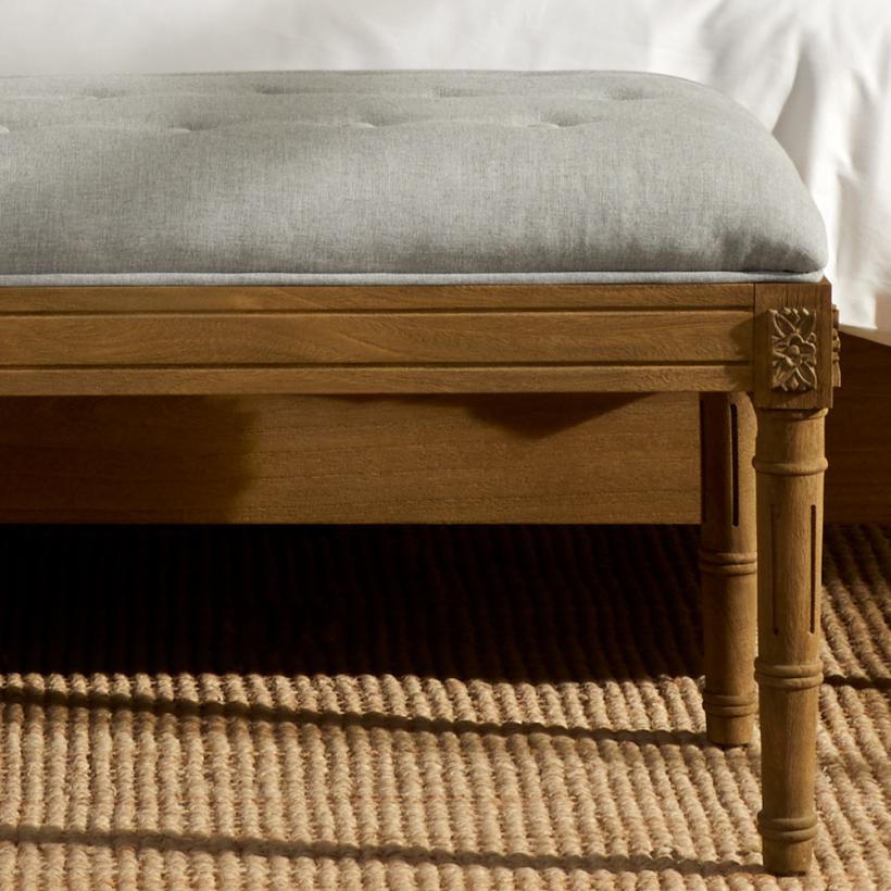 Louvre Bench 120x40x40 cm Gri  - Penelope