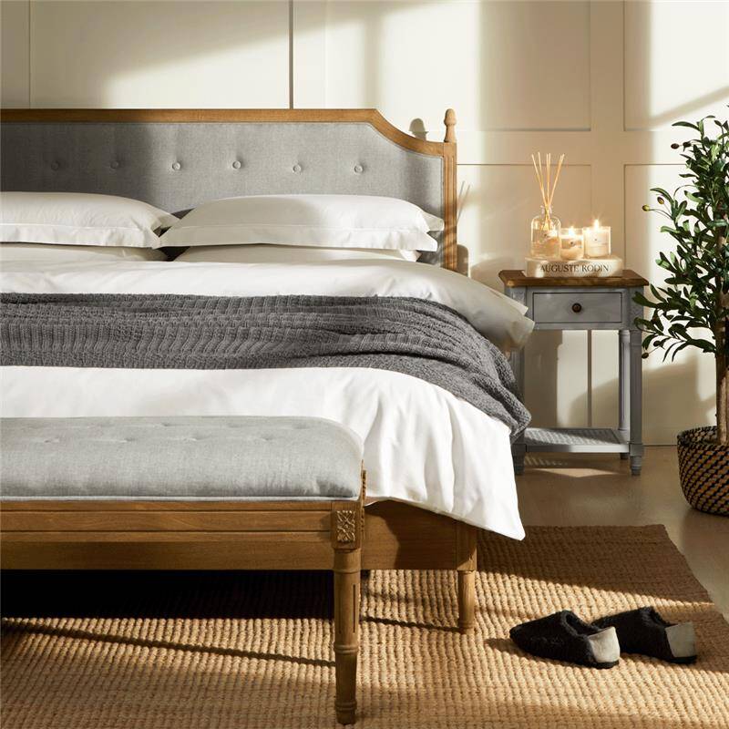 Louvre Karyola 160x200 cm Gri - Penelope