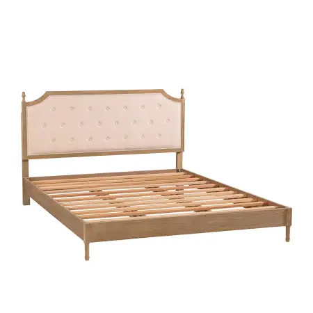 Louvre Karyola 160x200 cm Krem - 4