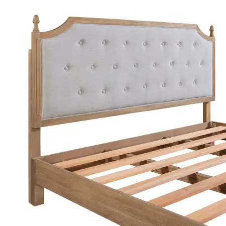 Louvre Karyola 180x200 cm Gri - 6