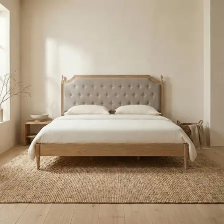 Louvre Karyola 180x200 cm Gri - 1