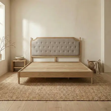 Louvre Karyola 180x200 cm Gri - Penelope