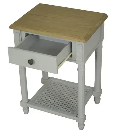 Louvre Komodin 40x30x55 cm Gri - 5