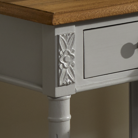 Louvre Komodin 40x30x55 cm Gri - Penelope (1)