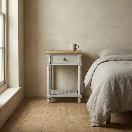 Louvre Komodin 40x30x55 cm Gri - 1