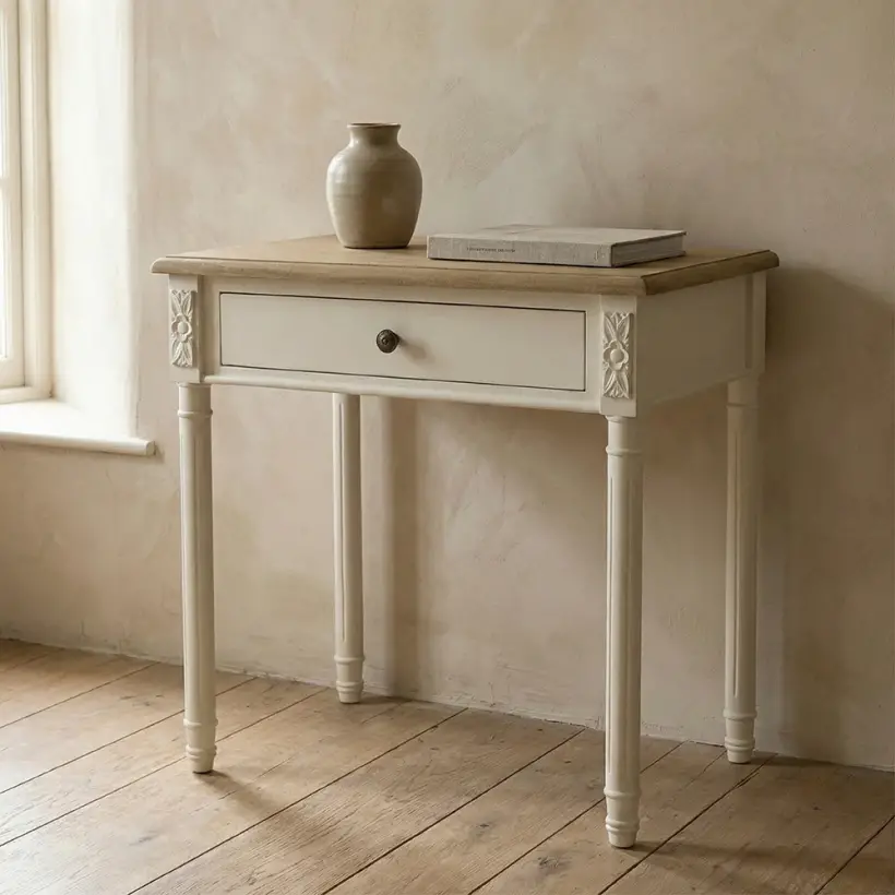 Louvre Komodin 60x40x60 cm Krem - Penelope