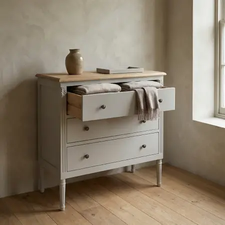 Louvre Şifonyer 80x40x80 cm Gri - 1