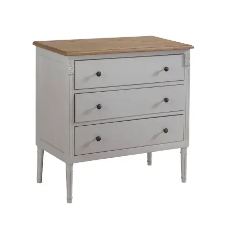 Louvre Şifonyer 80x40x80 cm Gri - Penelope (1)