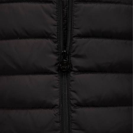 %100 Kaz Tüyü Mont Siyah L - Lulu Koleksiyonu - 3