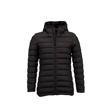 %100 Kaz Tüyü Mont Siyah XL - Lulu Koleksiyonu - Penelope